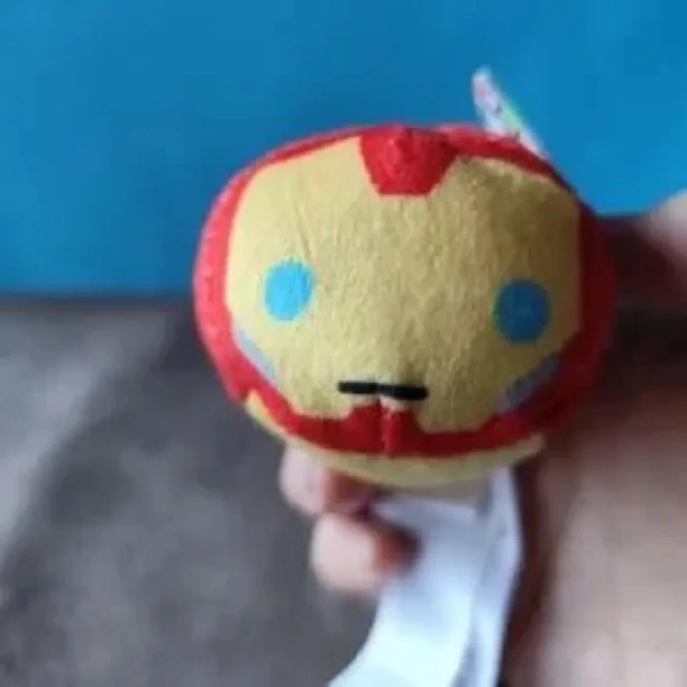 Plush Iron Man-Inspired Kids Toy - Red & Gold